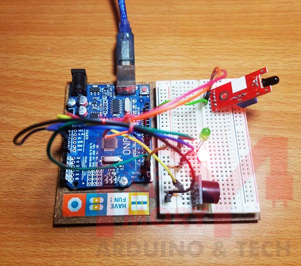 Fire Alarm Using Flame Sensor and Arduino