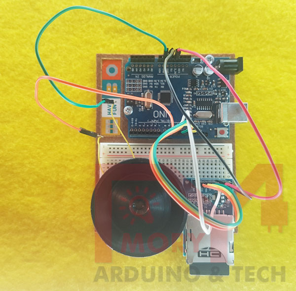 Audio Player using Arduino with micro SD card