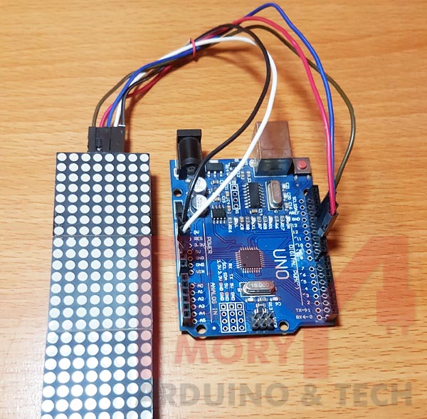 MAX7219 LED | Arduino Text Scrolling Display | Dot Matrix 4-in-1